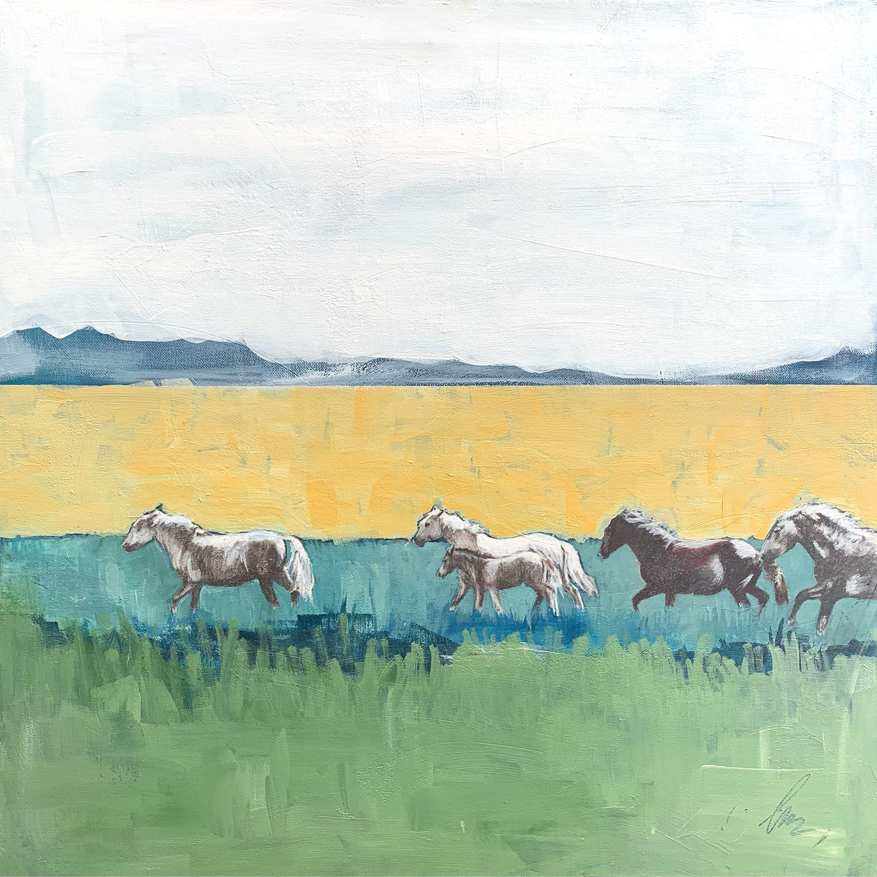 texas artist rachel dory horses